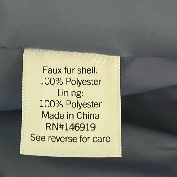 NINE WEST Lavender ZIP UP TEDDY PLUSH SHERPA FLEECE JACKET - Picture 6 of 6